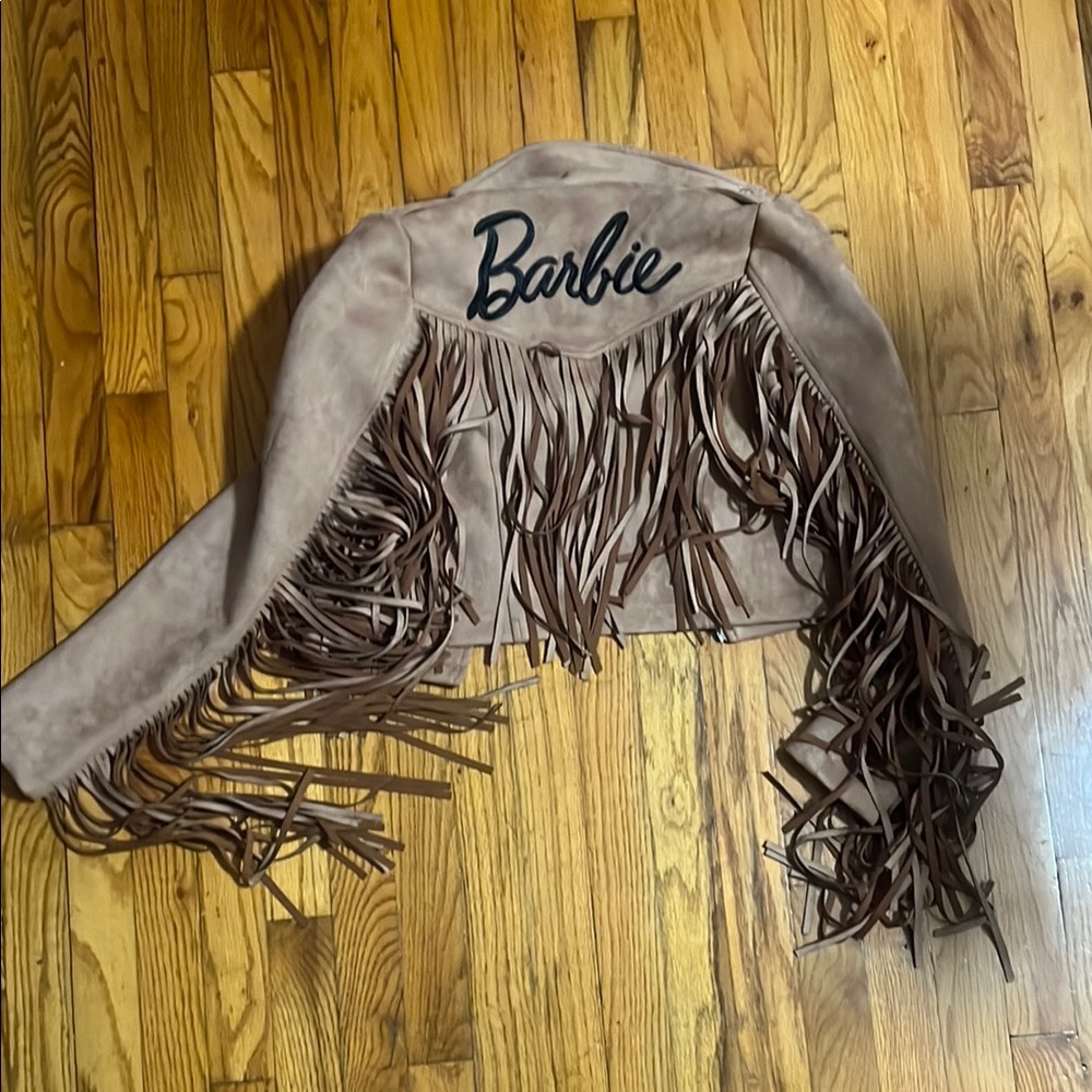 Barbie Tan Fringe Jacket